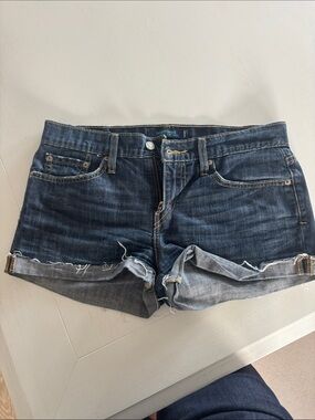 Levi's Rolled-Hem Boyfriend 513 Jean Shorts